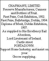 1910 Advertisement